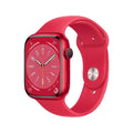 Apple Watch Series 8 GPS + Cellular 41mm RED Aluminium Case with RED Sport Band - Regular