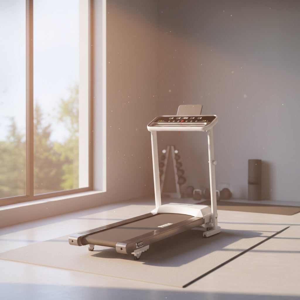 Asli Global Treadmill, 400W Rated Motor Power - Foldable Running Machine with Compact Design