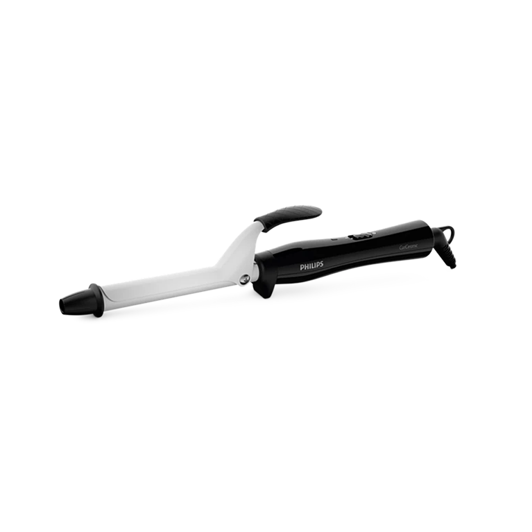 Philips Hair Curler with Heat Protection Technolog, 40W, 16mm Thin Barrel |  Black/White