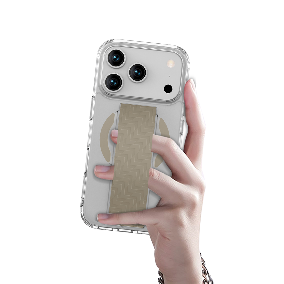 LZEL MagNexa Grip MagSafe Case for iPhone 17 Pro Max | Titanium
