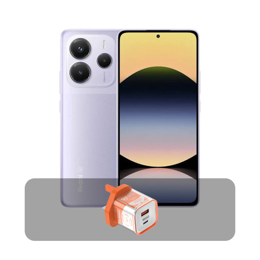 Xiaomi Redmi Note 14 5G, 6.67-inch, 256GB, 8GB, 108MP  Bundle Offer | Lavender Purple