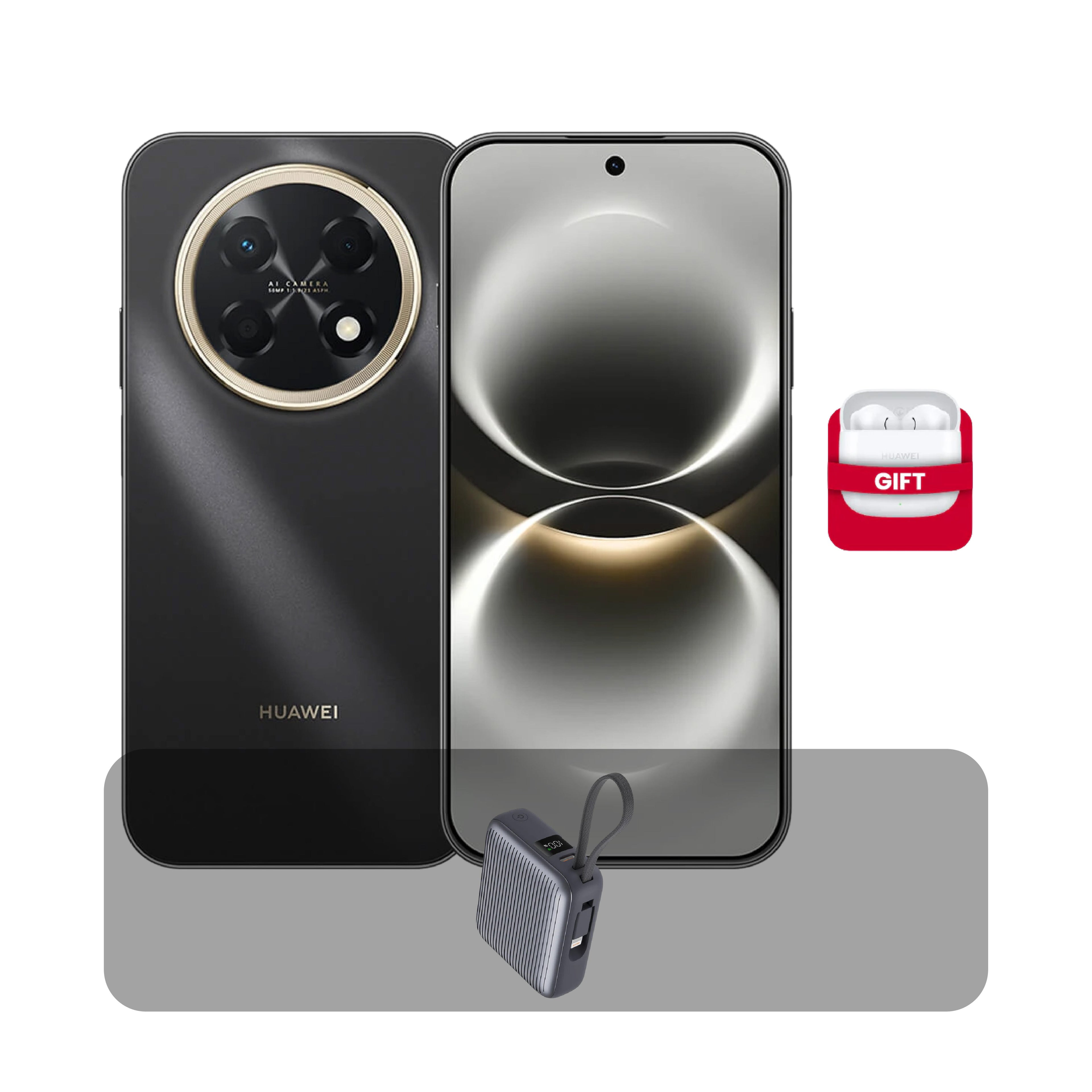 HUAWEI Nova 15 Max Smartphone 256GB, 8GB RAM, 6.84-Inch 120Hz OLED Display, Kirin Processor  Bundle Offer | Black