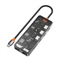 WIWU CB011 Transparent 11 In 1 Cyber USB-C Hub