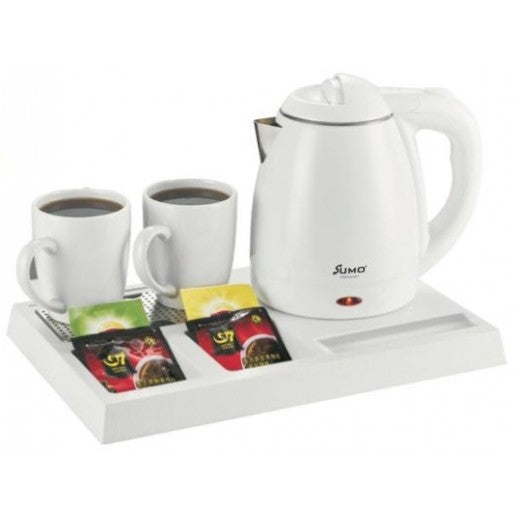 Saga Hotel Kettle Set 1.2L With 2 Ceramic Cups 1350w
