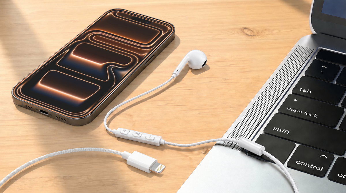 aslitec SoundPod Elite Premium Wired Single-Ear Lightning Earphones