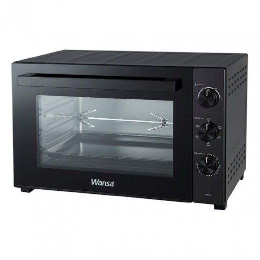 Wansa 2200W 70L Electric Oven | Black
