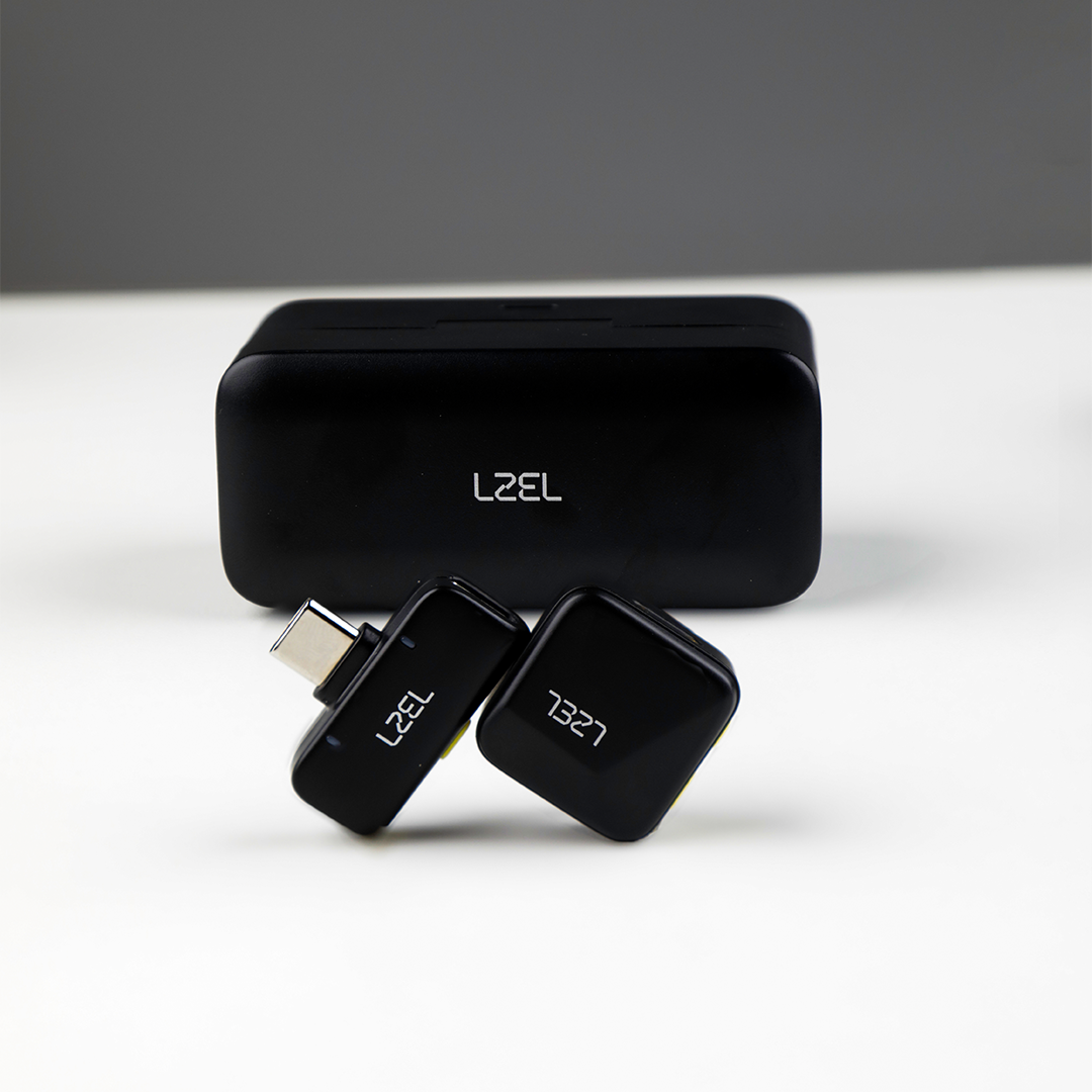 LZEL 2.4 GHz Wireless Microphone â Portable, Clear Audio, Noise Reduction, Mono/Stereo