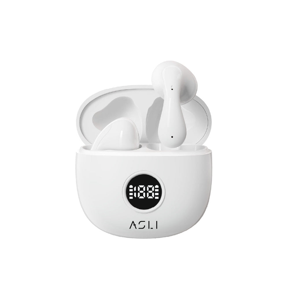 Asli Global EchoPods Pro TWS Bluetooth Earbuds with Touch Control IPX4 | White